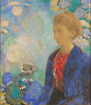 Baronne de Domecy by Odilon Redon Oil Painting