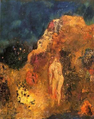 Bathers Oil painting by Odilon Redon