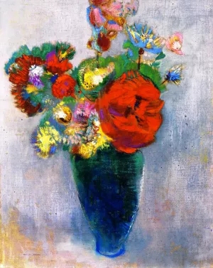 Bouquet of Flowers 2 by Odilon Redon - Oil Painting Reproduction