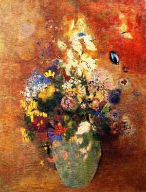 Bouquet of Flowers 4 by Odilon Redon Oil Painting