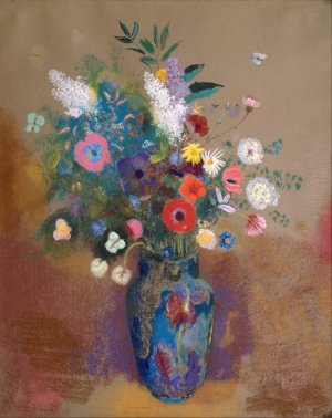 Bouquet of Flowers by Odilon Redon Oil Painting