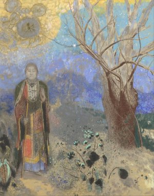 Buddha by Odilon Redon Oil Painting