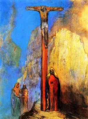 Calvary by Odilon Redon - Oil Painting Reproduction