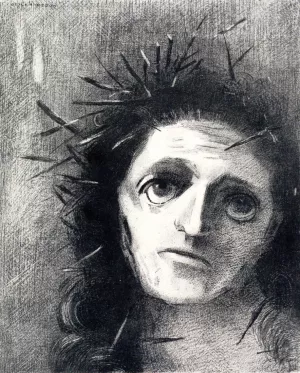 Christ painting by Odilon Redon