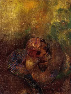 Chrysalis Oil painting by Odilon Redon