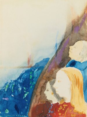 Contemplation by Odilon Redon Oil Painting
