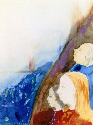 Contemplation by Odilon Redon Oil Painting