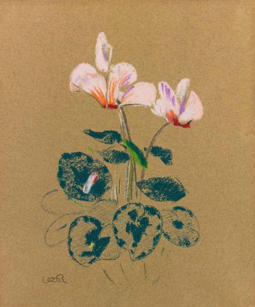 Main Product Photo of Cyclamen Painting by Odilon Redon