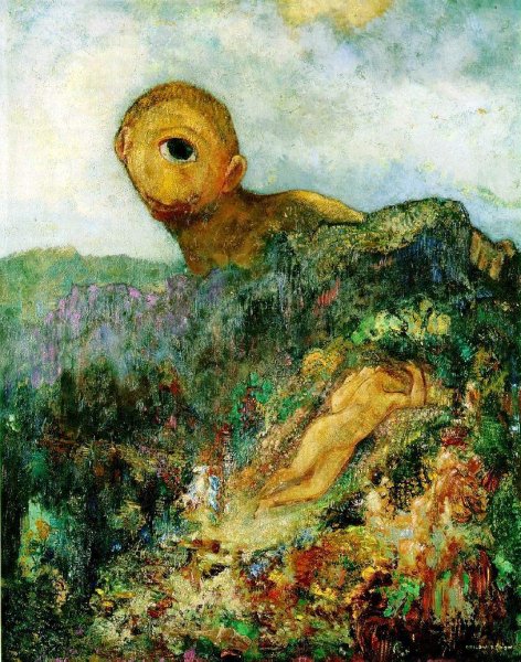Main Product Photo of Cyclops Painting by Odilon Redon