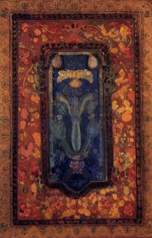 Design for a Prayer Rug by Odilon Redon Oil Painting