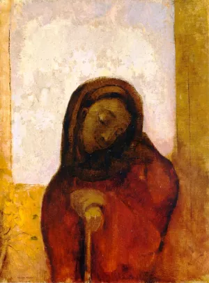 Despair, also called Suffering painting by Odilon Redon