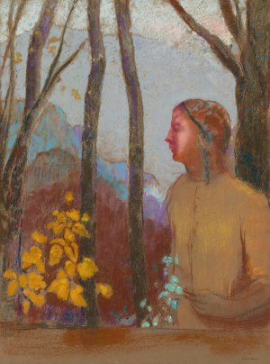 Evocation by Odilon Redon Oil Painting