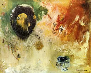Fantastical Oil painting by Odilon Redon