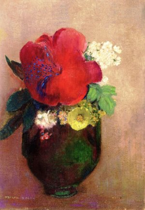 Flowers by Odilon Redon Oil Painting