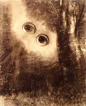 Helen's Eyes by Odilon Redon - Oil Painting Reproduction