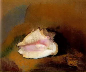 La Coquille The Seashell by Odilon Redon Oil Painting