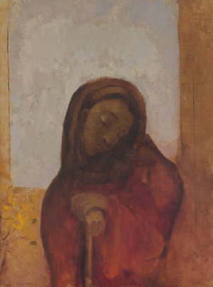 La Desesperance, Dit Aussi La Souffrance by Odilon Redon Oil Painting