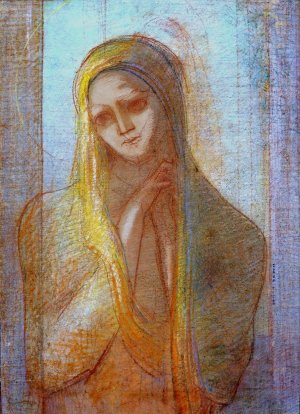 La Souffrance by Odilon Redon Oil Painting