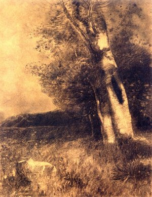 Landscape by Odilon Redon Oil Painting