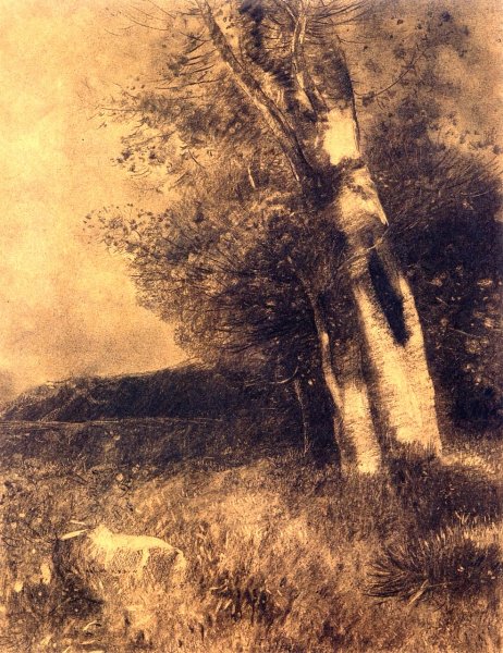 Main Product Photo of Landscape Painting by Odilon Redon