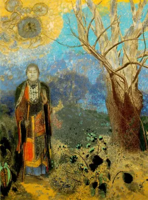 Le Bouddha The Buddha Oil painting by Odilon Redon