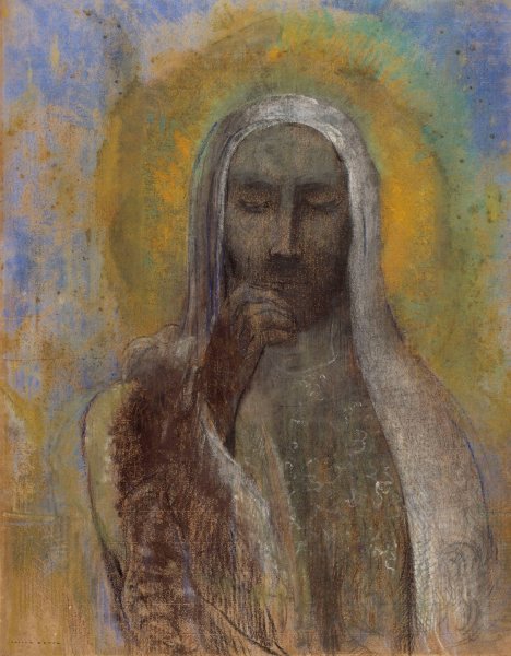 Main Product Photo of Le Christ du silence  Painting by Odilon Redon