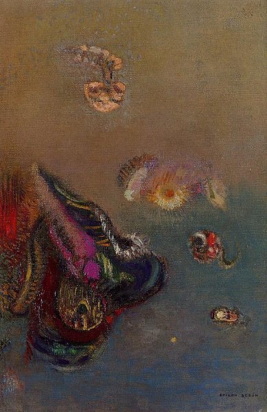 Main Product Photo of Mysteries of the Sea Painting by Odilon Redon