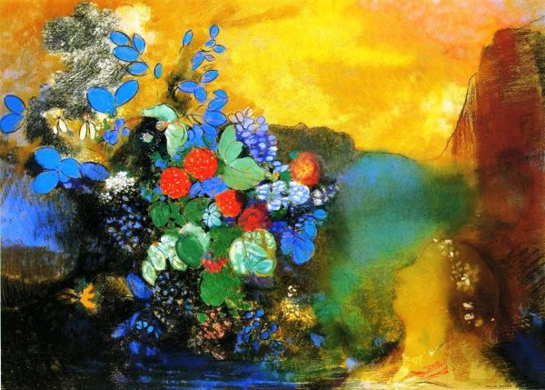 Main Product Photo of Ophelia III Painting by Odilon Redon
