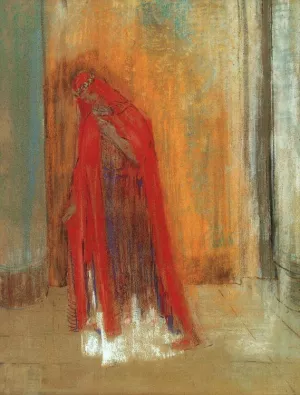 Oriental Woman Oil painting by Odilon Redon
