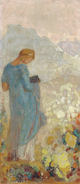 Main Product Photo of Pandora  Painting by Odilon Redon