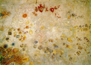 Panel Oil painting by Odilon Redon