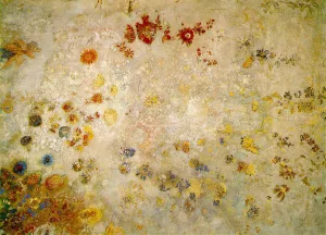 Panel by Odilon Redon Oil Painting