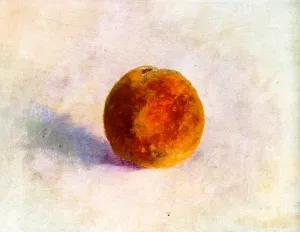 Peach Oil painting by Odilon Redon
