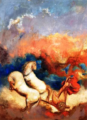 Phaeton painting by Odilon Redon