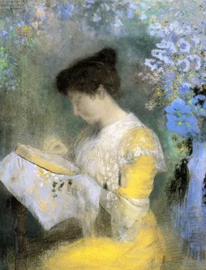 Portrait of Madame Arthur Fontaine Oil painting by Odilon Redon