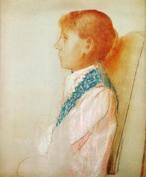 Portrait of Madame Redon in Profile
