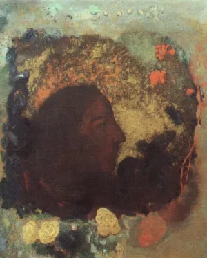 Portrait of Paul Gauguin by Odilon Redon - Oil Painting Reproduction
