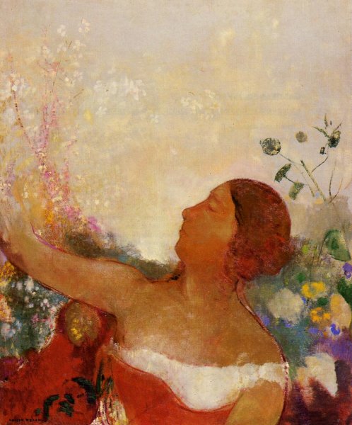 Predistined Child by Odilon Redon - Hand-Painted Oil Painting Reproduction