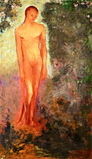 Red Man by Odilon Redon Oil Painting