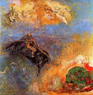 Roger and Angelica by Odilon Redon Oil Painting