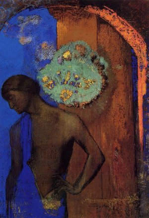 Saint John also known as The Blue Tunic by Odilon Redon Oil Painting