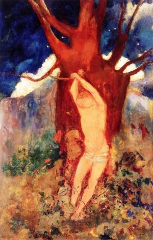 Saint Sebastian 3 by Odilon Redon - Oil Painting Reproduction