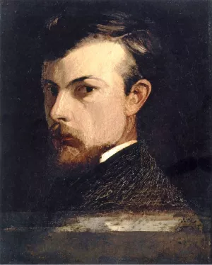 Self-Portrait by Odilon Redon Oil Painting