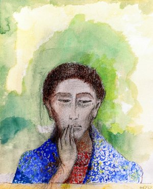 Silence III by Odilon Redon Oil Painting