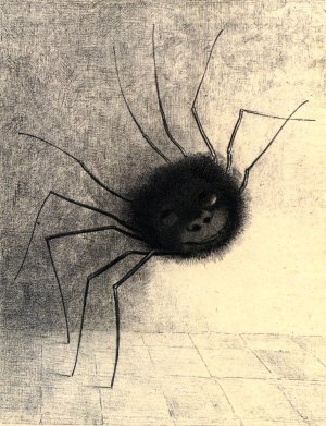 Spider by Odilon Redon Oil Painting