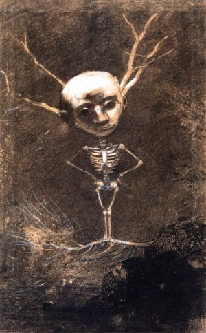 Spirit of the Forest by Odilon Redon Oil Painting