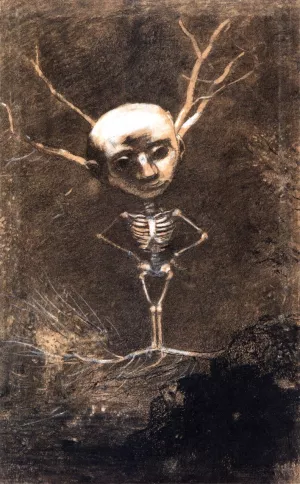 Spirit of the Forest by Odilon Redon Oil Painting