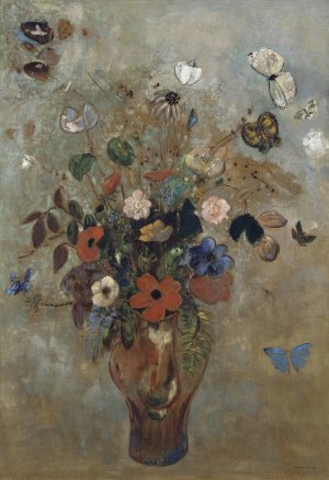 Still Life with Flowers by Odilon Redon Oil Painting
