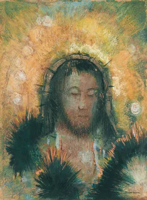 Tete De Christ by Odilon Redon Oil Painting