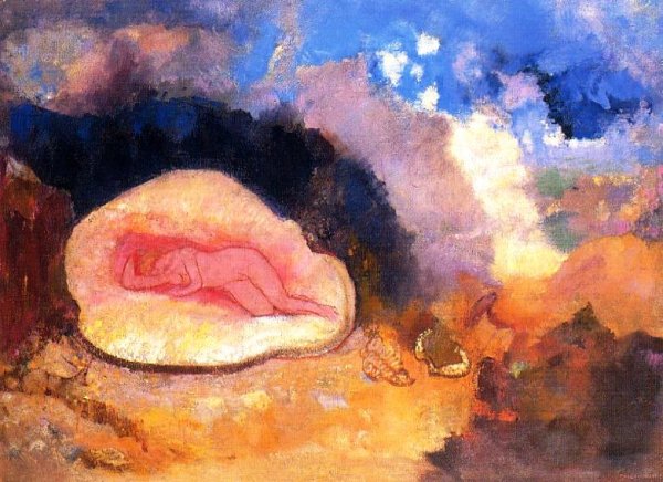 Main Product Photo of The Birth of Venus II Painting by Odilon Redon